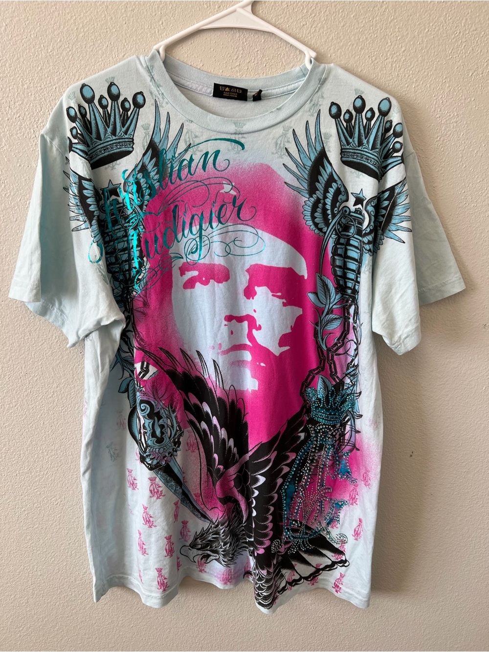Christian Audigier Vintage Y2K Che Guevara Los Angeles Graphic Tee Graffiti Punk
